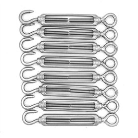 Lot de 8 crochets et œillets Nuzamas M6