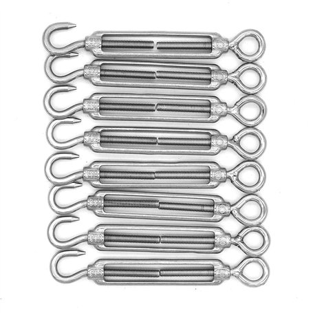 Lot de 8 crochets et œillets Nuzamas M6