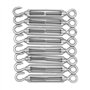 Lot de 8 crochets et œillets Nuzamas M6