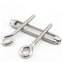 Lot de 8 crochets et œillets Nuzamas M6, C à O, compatibles avec tendeur à boucle, en acier inoxydable 304, kit de quincaillerie