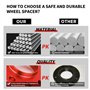 CarBole Élargisseurs de Voie 5x120 & 20mm/15mm (2 Paires) Hubcentric NLB:72,56 avec Boulon:M12x1.5 (Rouge),Compatible avec BMW e