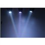 Ibiza light - 4 jeux de lumière avec 2 Lyres 2x10 W LMH250-RC - 2 Barres Ultraviolets LED-UVBAR6 - Soirée Fête Anniversaire Fluo