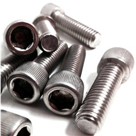 Falcon Workshop Supplies lot de 6 sachets de vis à tête cylindrique hexagonale creuse UNC en acier inoxydable A2 pour Harley