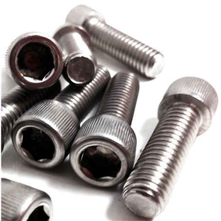 Falcon Workshop Supplies lot de 6 sachets de vis à tête cylindrique hexagonale creuse UNC en acier inoxydable A2 pour Harley