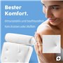 Vesta Lot de 2 coussins de baignoire avec crochets muraux [Testsieger] – Appuie-tête pour la baignoire avec ventouses – Coussin 
