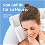 Vesta Lot de 2 coussins de baignoire avec crochets muraux [Testsieger] – Appuie-tête pour la baignoire avec ventouses – Coussin 