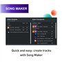 MUSIC MAKER 2023 Plus - Make the music you love I audio software I music program I Windows 10 / 11 I 1 PC Licence