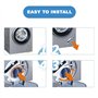 Filtre à peluches pour machine à laver, machine à laver, pompe d'écoulement, joint de vidange compatible avec Siemens Bosch WM10