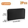 Lot de 2 trieurs de reçus A6 - Petit porte-documents avec fermeture éclair - 13 compartiments - Portable - Avec étiquettes multi