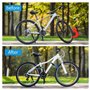 Lot de 12 serre-câbles - 70 cm x 2 cm - Réutilisables - Sangles réglables - Multi-usages - Pour la fixation des câbles, du vélo 