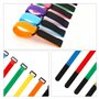 Lot de 12 serre-câbles - 70 cm x 2 cm - Réutilisables - Sangles réglables - Multi-usages - Pour la fixation des câbles, du vélo 