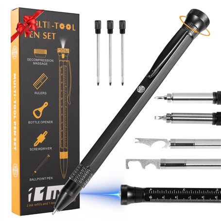 Noa Home Deco Massage Stylo Bille Multifonctionnel 11 en 1