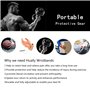 Hually Protège Poignets, Bandage Protection de Poignets Convenable Droite ou Gauche Unisexe,Wrist Wraps, Poignet Musculation pou