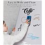Bixury 12 Pcs Feutre Ardoise Effacable Marqueurs Tableau Blanc Effaçables Marqueurs Double Pointe Rechargeables Stylo Craie pour