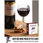 Bouchon vin avec Silicone