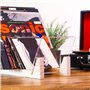 KAIU Rangement Disques Vinyles - Stockage 50 Albums 33 Tours & Singles 45 Tours