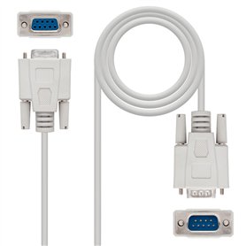 DIGITAL SQUARE Câble de port série RS232 3m 9pin Adaptateur DB9/Mâle vers DB9/Femelle pour ordinateur personnel