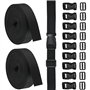 SLTAXAR 2 PCS Sangle Nylon 10m*2.5cm