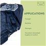 XARA - Slips jetables en TNT pour Hommes - Respirants et hypoallergéniques - Résistants - 100% recyclables - Bleu foncé - Paquet