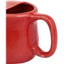 Ancient Impex Pot Neti en céramique anti-déversement avec 5 sachets de sel de Neti – Couleur rouge, capacité : 400 ml