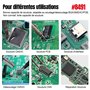 BEEYUIHF Sans Nettoyage Pâte de flux, BGA Pâte flux de soudure, Seringue de 10 mL Flux de pâte à braser, pour BGA/PCB/CPU/IC rép