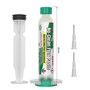 BEEYUIHF Sans Nettoyage Pâte de flux, BGA Pâte flux de soudure, Seringue de 10 mL Flux de pâte à braser, pour BGA/PCB/CPU/IC rép