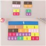 Montessori Lot de 51 calculs fractionnaires magnétiques pour apprendre à compter, pratique des fractions pour l'école