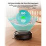 Lefant Aspirateur Robot 4500Pa d'Aspiration, Mini Robot Aspirateur, Évitement Précis des Obstacles, Anti-Enchevêtrement Idéal po