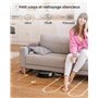 Lefant Aspirateur Robot 4500Pa d'Aspiration, Mini Robot Aspirateur, Évitement Précis des Obstacles, Anti-Enchevêtrement Idéal po