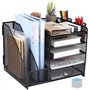 Organiseur de bureau maille métallique
