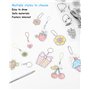 FAOKZE 195 pièces Feuille Plastique Fou,Plastique Dingue pour Activité Manuelle,Incluent 15 A4 Plastique Fou Transparent,6 Papie