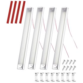 FAOKZE 4X 12V Barre de lumière intérieure à LED