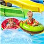 Chennyfun Ananas Gonflable Anneau de Natation 5 PCS Jouet,Matelas Gonflable D'été Eau, Anneau de Natation Kiwi,3 Anneau de Natat