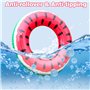Chennyfun Ananas Gonflable Anneau de Natation 5 PCS Jouet,Matelas Gonflable D'été Eau, Anneau de Natation Kiwi,3 Anneau de Natat