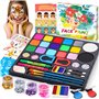 Chennyfun Palette de Maquillage Enfants Kit de Peinture pour Le Visage-17 Grandes peintures