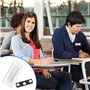 ADERTOS 18PCS Porte Badge Personnalisé Badge Aimanté Badges Nominatifs Magnétiques Porte-noms Magnétiques Badge Nominatif Aimant
