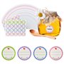 LPAMABA 800 Pcs Etiquettes Autocollantes Bocaux 38mm Etiquettes Autocollantes Etiquettes Autocollantes Personnalisées Étiquettes
