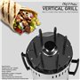 capacité pour 6 brochettes. Rotation automatique à 360º