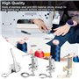 TANCUDER 4 PCS Pied-de-Biche Machine à Coudre et Boîte de Rangement Pied Presseur Broderie pour Machine à Coudre en Métal Pied F