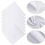 BUYGOO Homme Mouchoir 25 Pièces Mouchoirs Blancs en Coton Doux pour Homme et Femme 28 x 28 cm Mouchoirs Classiques en Tissu pour