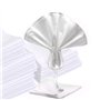 BUYGOO Homme Mouchoir 25 Pièces Mouchoirs Blancs en Coton Doux pour Homme et Femme 28 x 28 cm Mouchoirs Classiques en Tissu pour