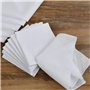BUYGOO Homme Mouchoir 25 Pièces Mouchoirs Blancs en Coton Doux pour Homme et Femme 28 x 28 cm Mouchoirs Classiques en Tissu pour