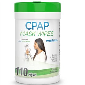 RespLabs Medical Lingettes Pour Masque CPAP - 110 Bouteilles de Lingettes - Nettoyant Sans Parfum et Sans Alcool