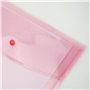 Rapesco 0697 Pochette à Bouton Pression, A3, Couleurs Transparentes Assorties, Lot de 5