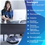 Miko Machine de massage des pieds avec pétrissage profond, compression, Shiatsu et chaleur pour la fasciite plantaire, la neurop