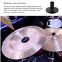 HJIAMA 20 Pièces Manches Cymbales, Manches à Cymbale en Plastique, D'un Manchon de Support de Cymbale, Jeux Cymbales Plastique, 