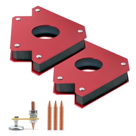 HJIAMA Lot de 2 aimants de soudage pour table de soudage