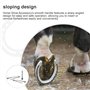 HJIAMA 40 Pièces Clou de Fer à Cheval, 54 mm Clous pour Sabots, Acier Carbone Fer à Cheval Clous, pas Facile Rouiller, Accessoir