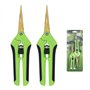 ZHYOPING Lot de 2 Cisailles de Jardin à Feuille Dorée