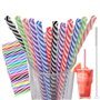 50pcs pailles rigides et réutilisables